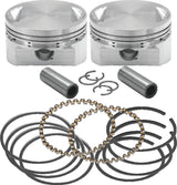 S&S Cycle BT 3-1/2in .020in Bore Forged Stroker Piston Kit - 106-5556 For Harley Motorcycles 1984-1999