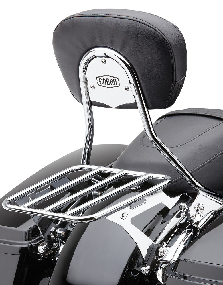 Cobra 82-96523 602-2212 DETACH BACKREST SHORT CHROME FLH/FLT 97-08