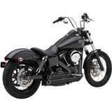 Cobra Speedster Short 2-Into-2 Exhaust System - 6708B For Harley Dyna 2012-2017