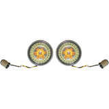 Custom Dynamics Bullet Bezel Turn Signal Assembly - PB-BB-AW-1157CS For Harley Motorcycles 2000-2025