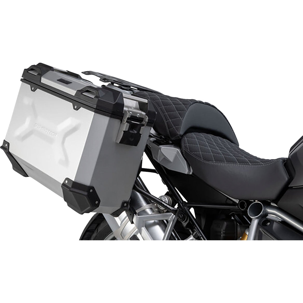 SW-MOTECH 3580-0420 KFT.07.664.70001/S TRAX ADV Aluminum Case System silver - bmw r 1200/1250 gs '12-'24