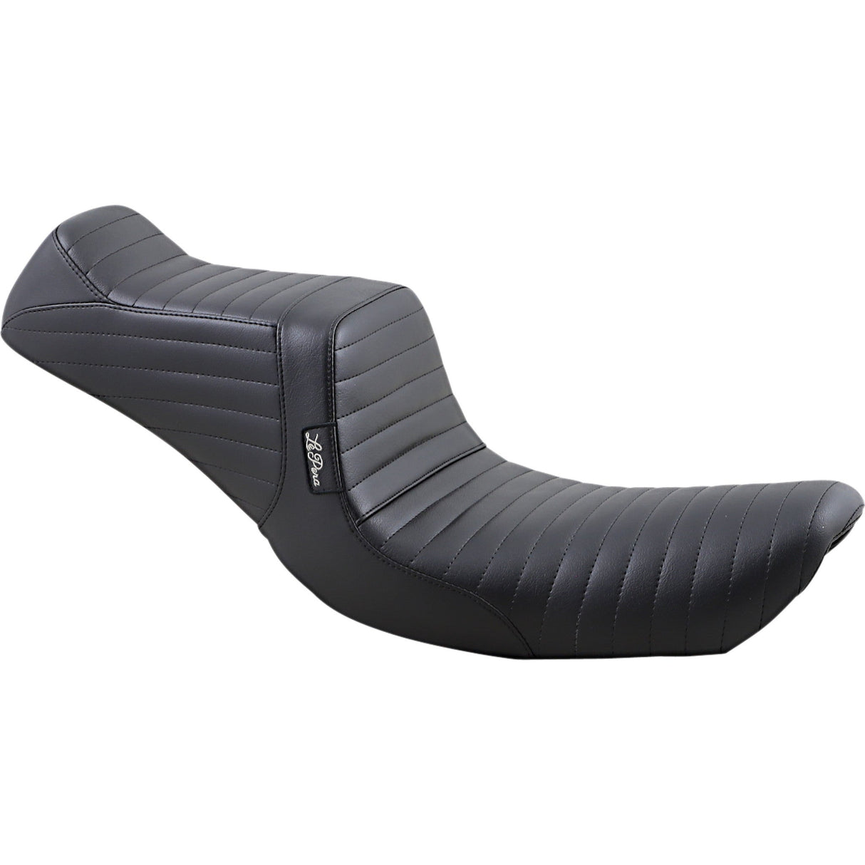 LePera Tailwhip Seat Pleated Black - LN-581PT For Harley Dyna 1996-2003