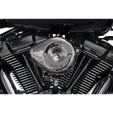 S&S Cycle Stealth Teardrop Air Cleaner Kit M8 Lava Chrome - 170-0782 For Harley Motorcycles 2017-2023