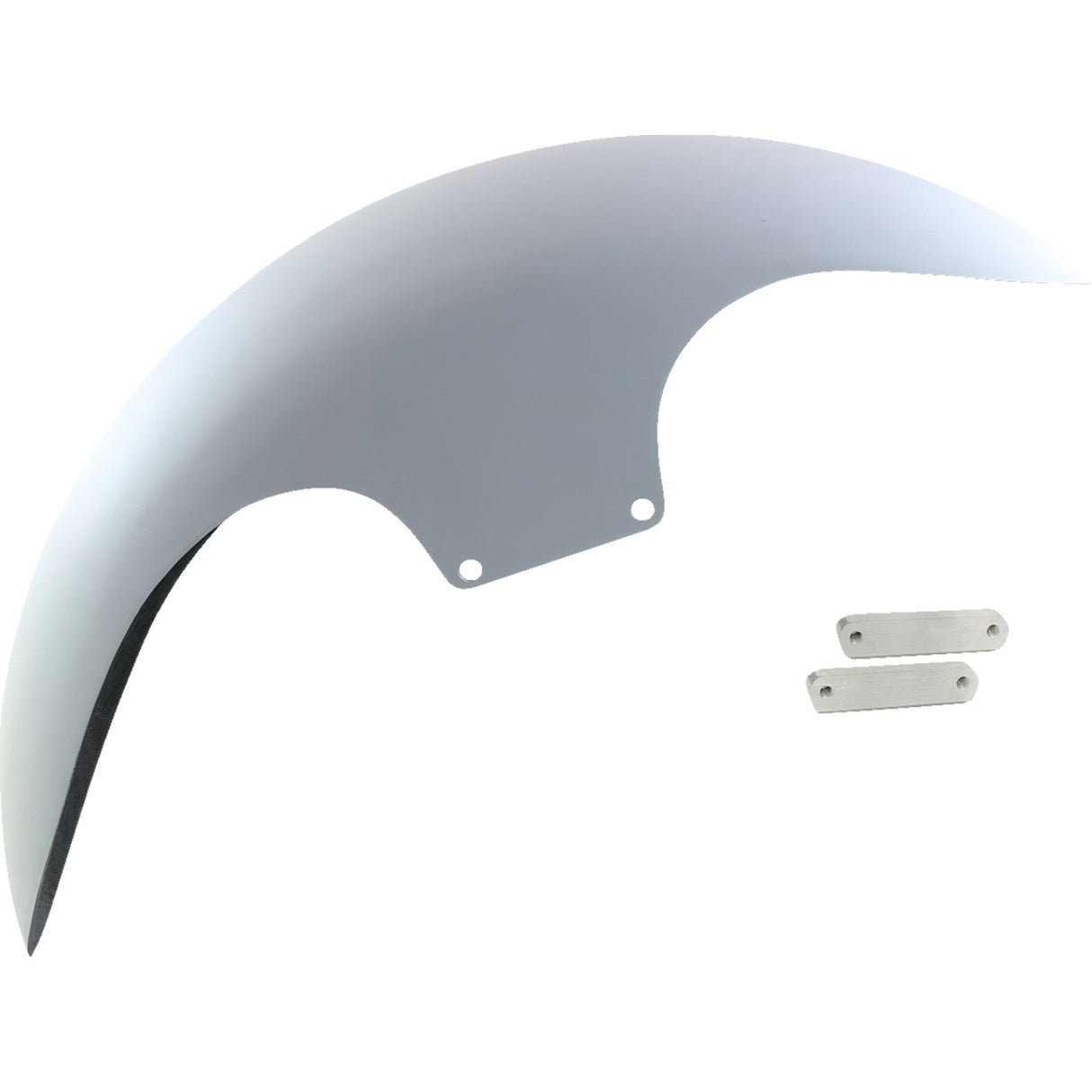 Paul Yaffe Bagger Nation Super-Lite Cafe Front Fender For OEM Wheels 19" Satin Adaptors - PYO:CAFE-19-14L-S-C For Harley Touring 2014-2026