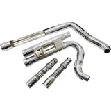Cobra Speedster Short 2-Into-2 Exhaust System - 6708 For Harley Dyna 2012-2017