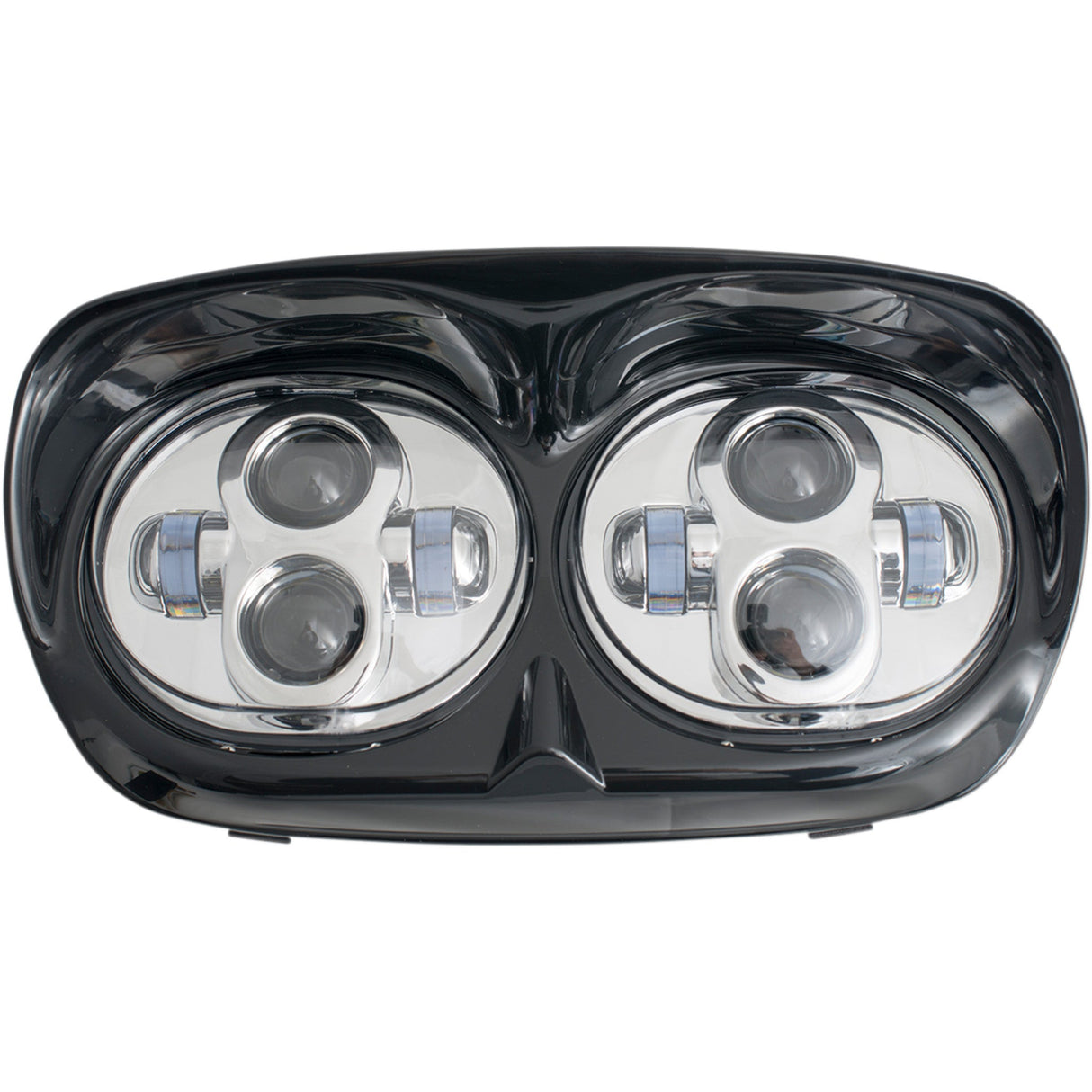 RIVCO PRODUCTS 2001-1565 LED-145C Dual LED Headlight Assembly - Road Glide - Chrome