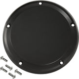Joker Machine Billet Derby Cover Smooth Black Anodized 5 Hole - 06-966-1 For Harley Softail 2018-2024