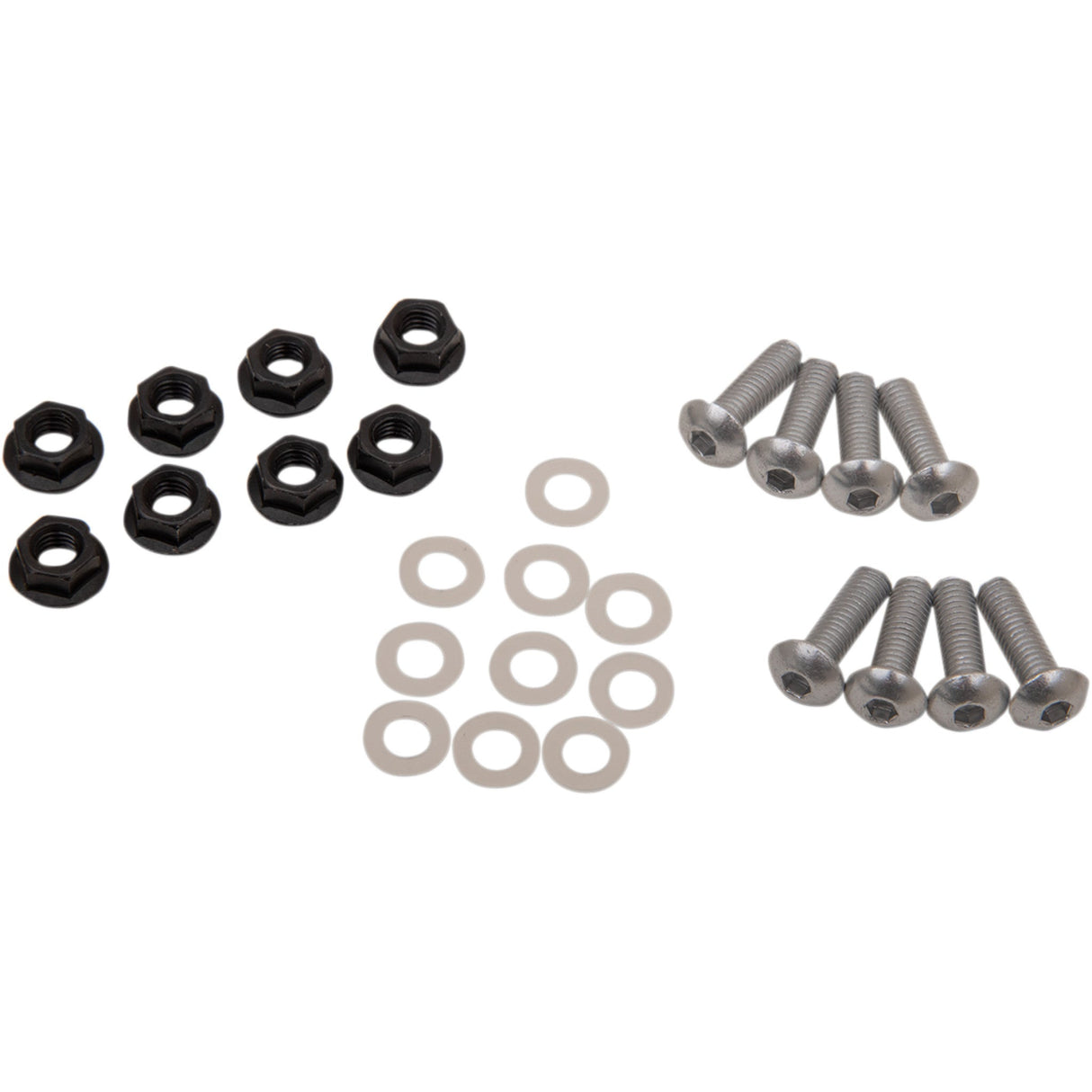 PUIG HI-TECH PARTS 2321-0416 0956P Windscreen Screw Kit silver
