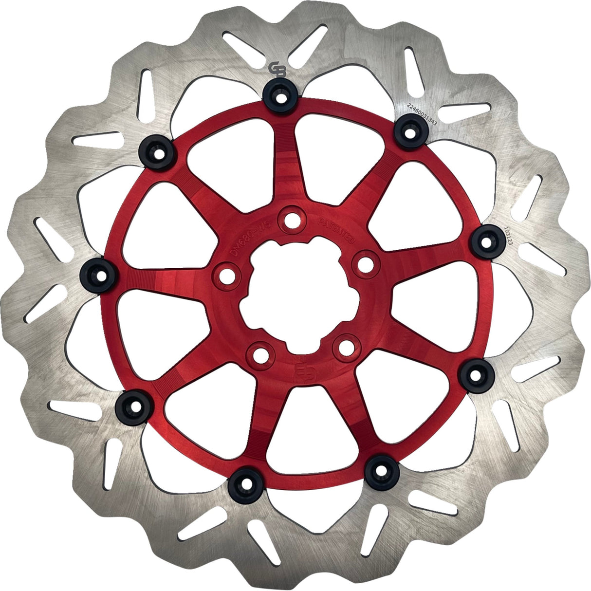 GALFER 1710-4572 DF680CWSS-R Wave® Brake Rotors - Front - Red