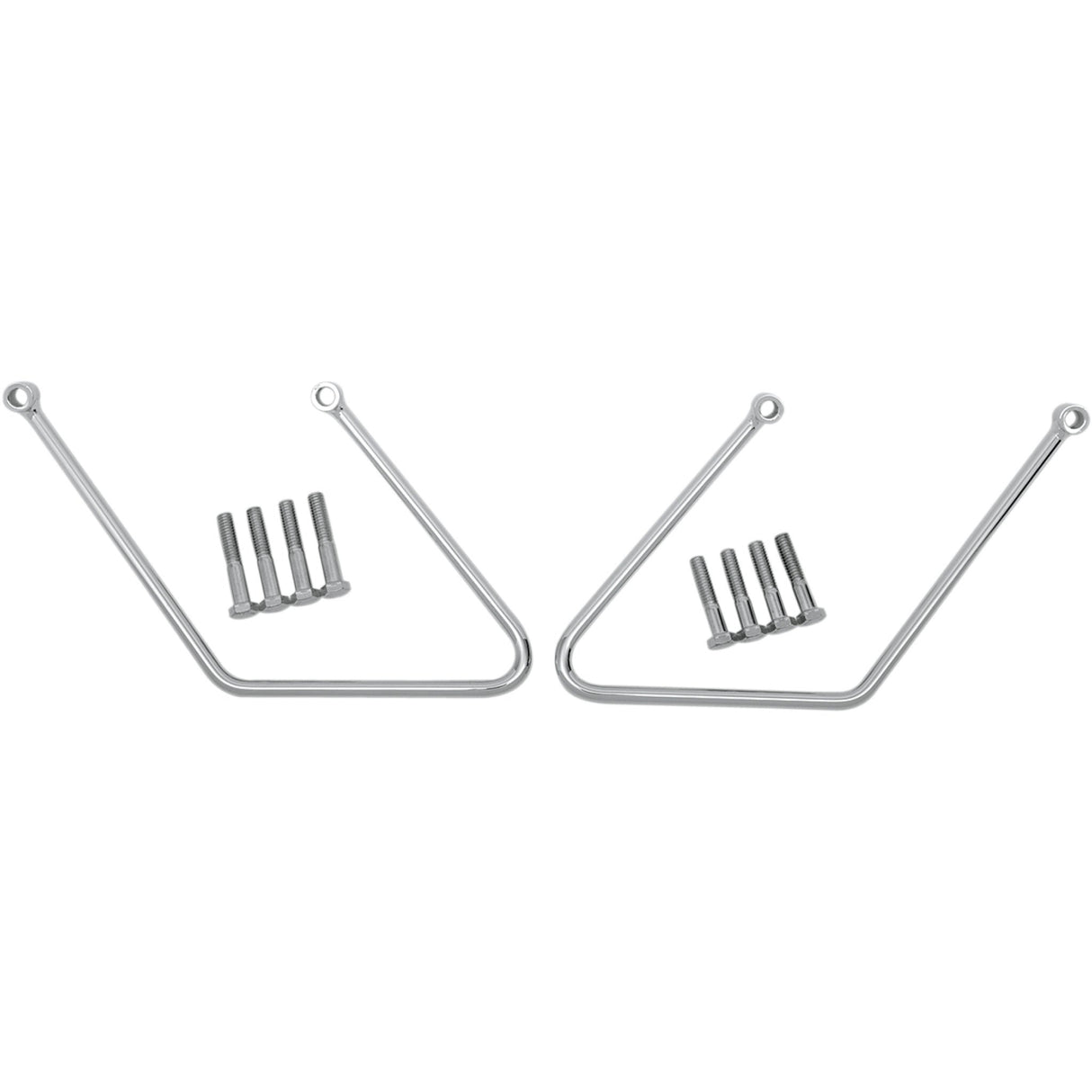 DRAG SPECIALTIES Chrome Saddlebag Support Brackets FX/FL - '84-'99