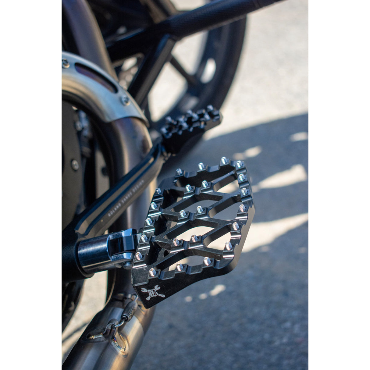BURLY BRAND 1621-1253 B13-1018B MX-Evolution Mini Floorboards black - fxd/xl