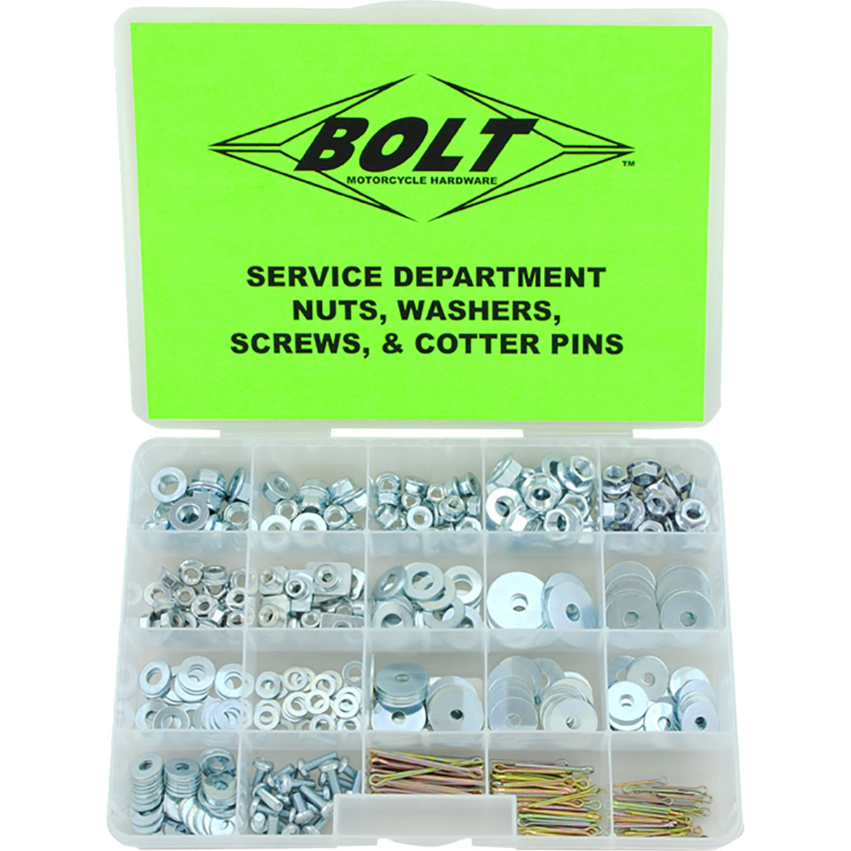 BOLT 2402-0137 SVCNWSC Service Department Assortment Set Assortment - Miscellaneous Parts - 410-Piece