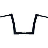 FAT Baggers INC. 1-1/2" EZ Install Flat Top Handlebar 12" Black - 606012-B For Harley Road Glide 2015-2020