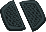 Kuryakyn 5903 Hex Passenger Board Inserts Black