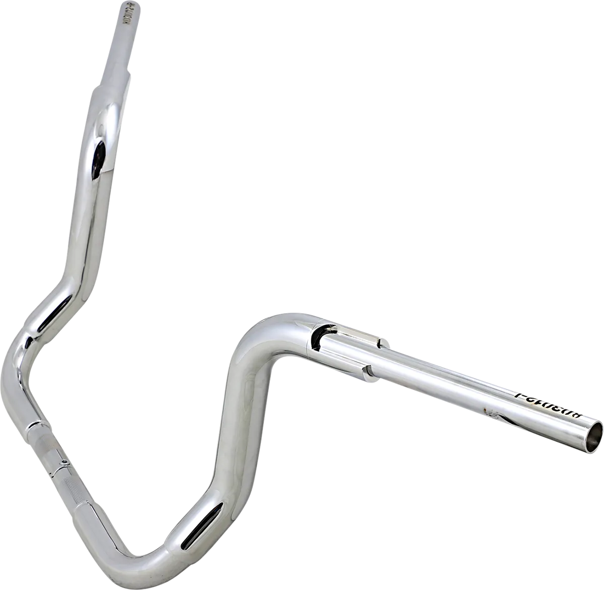 1-1/2" EZ Install Rounded Top Handlebar - Chrome - Electra, Street & Tri Glide 2006-2020 (Incl. CVO/Police/Anniv.)