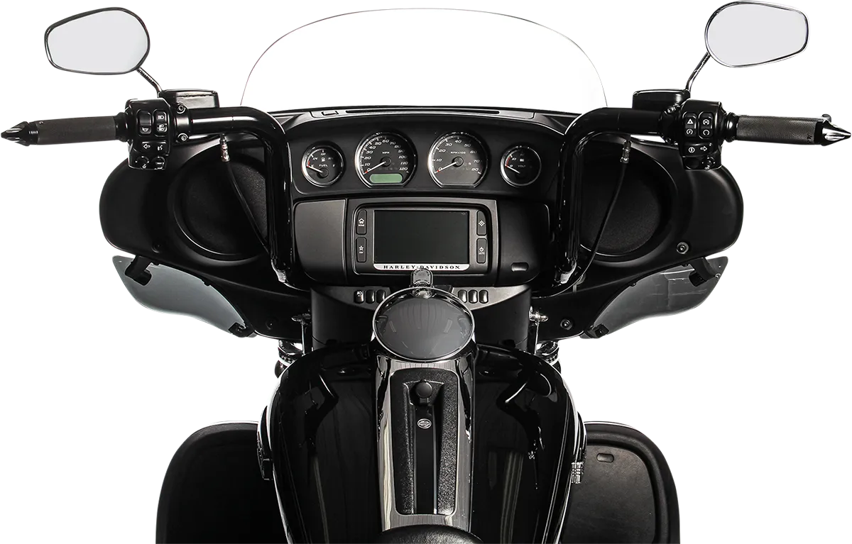 1-1/2" EZ Install Rounded Top Handlebar - Black - Electra, Street & Tri Glide 2008-2020