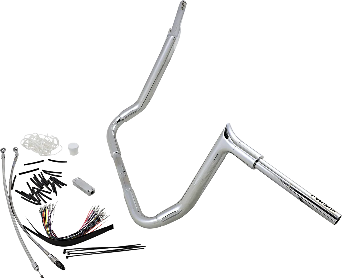 1-1/2" EZ Install Pointed Top Handlebar Kit - Electra, Street & Tri Glide 2008-2013 (Incl. EFI/Anniv./Police)