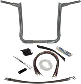 1-1/2" EZ Install Pointed Top Handlebar Kit - Electra, Street & Tri Glide 2008-2013 (Incl. EFI/Anniv./Police)
