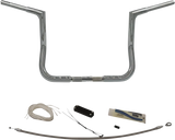 1-1/4" EZ Install Flat Top Handlebar Kit - Electra, Street & Tri Glide 2008-2013
