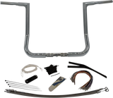 1-1/4" EZ Install Flat Top Handlebar Kit - Electra, Street & Tri Glide 2008-2013