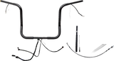 EZ Install Wired 1-1/4" Round Top Handlebar Kit - Street, Electra & Tri Glide 2021Ð2022