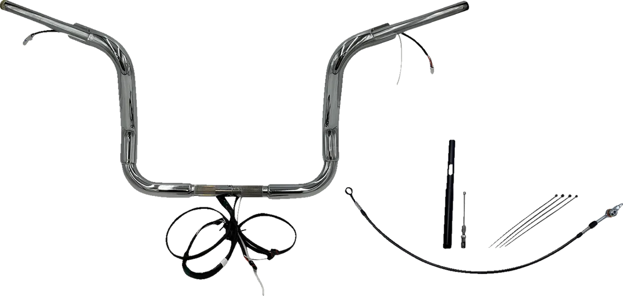 EZ Install Wired 1-1/2" Round Top Handlebar Kit - Electra, Street & Tri Glide 2021-2022