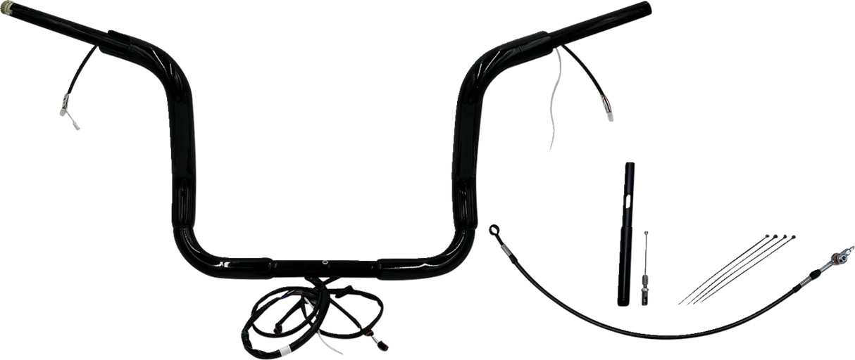 EZ Install Wired 1-1/2" Round Top Handlebar Kit - Electra, Street & Tri Glide 2021-2022