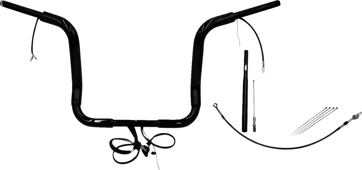 EZ Install Wired 1-1/2" Round Top Handlebar Kit - Electra, Street & Tri Glide 2021-2022