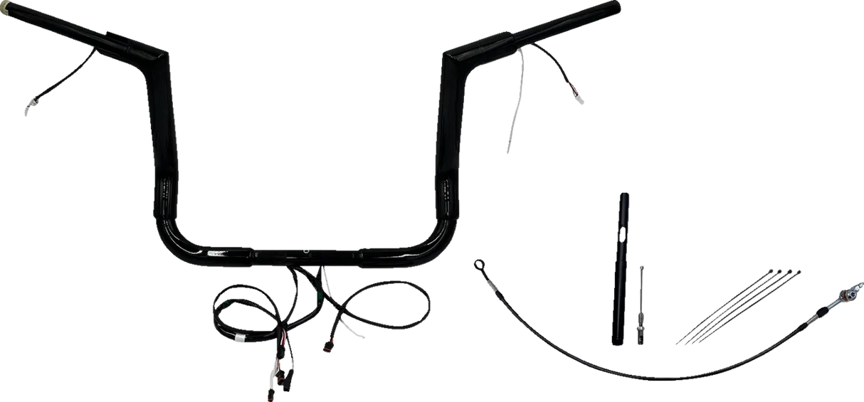 EZ Install Wired 1-1/2" Flat Top Handlebar Kit - Electra, Street & Tri Glide 2021-2022