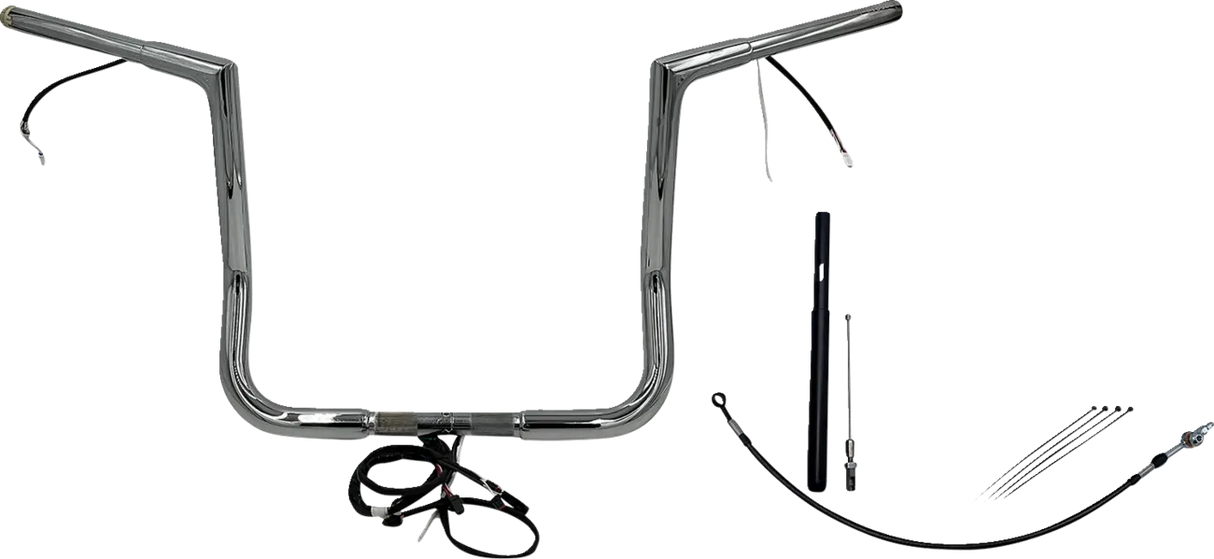 1-1/4" EZ Install Flat Top Handlebar Kit - Electra, Street & Tri Glide 2021-2022