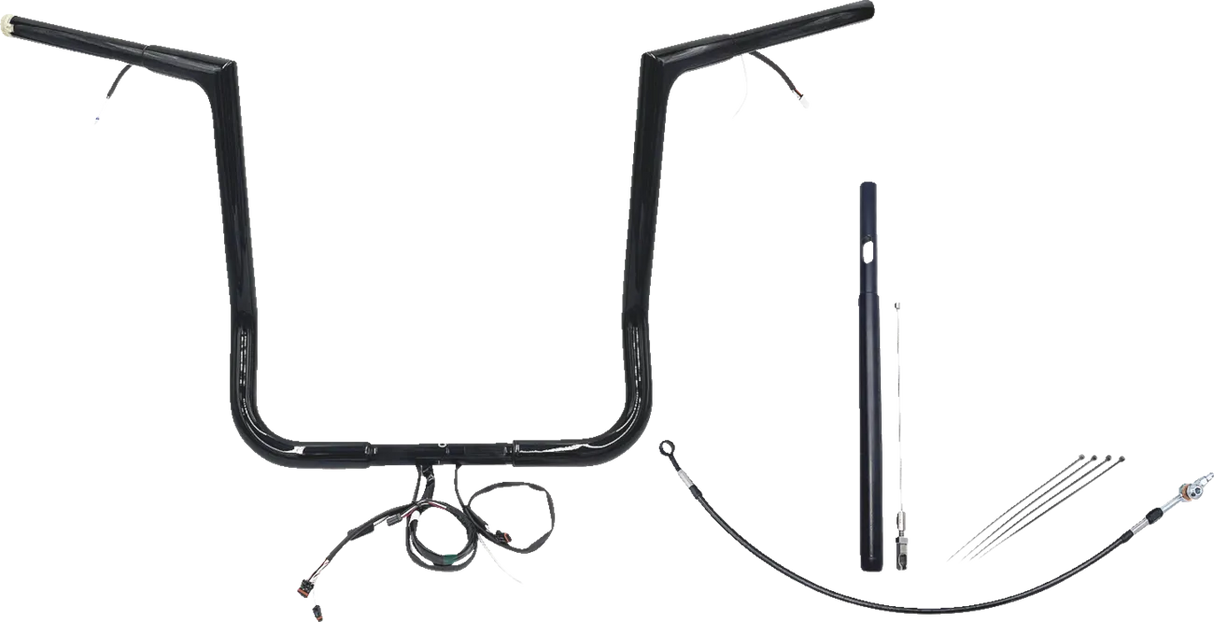 1-1/4" EZ Install Flat Top Handlebar Kit - Electra, Street & Tri Glide 2021-2022