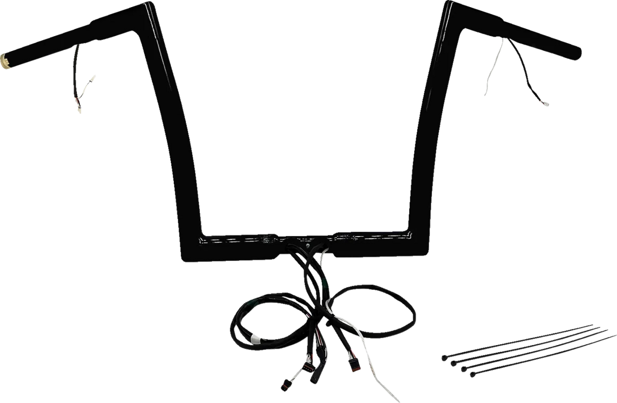 EZ Install Wired 1-1/4" Flat Top Handlebar Kit - Road Glide & CVO 2015