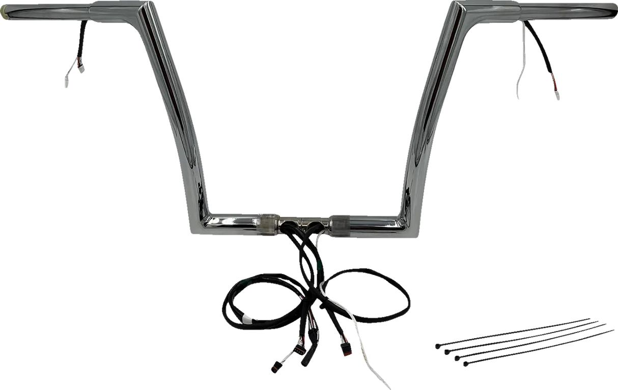 EZ Install Wired 1-1/2" Flat Top Handlebar Kit - Road Glide Special & Custom 2016-2023
