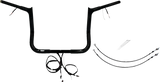 EZ Install Wired 1-1/4" Pointed Top Handlebar Kit - Electra, Street & Tri Glide 2014-2015 (Incl. CVO/Police/Low)