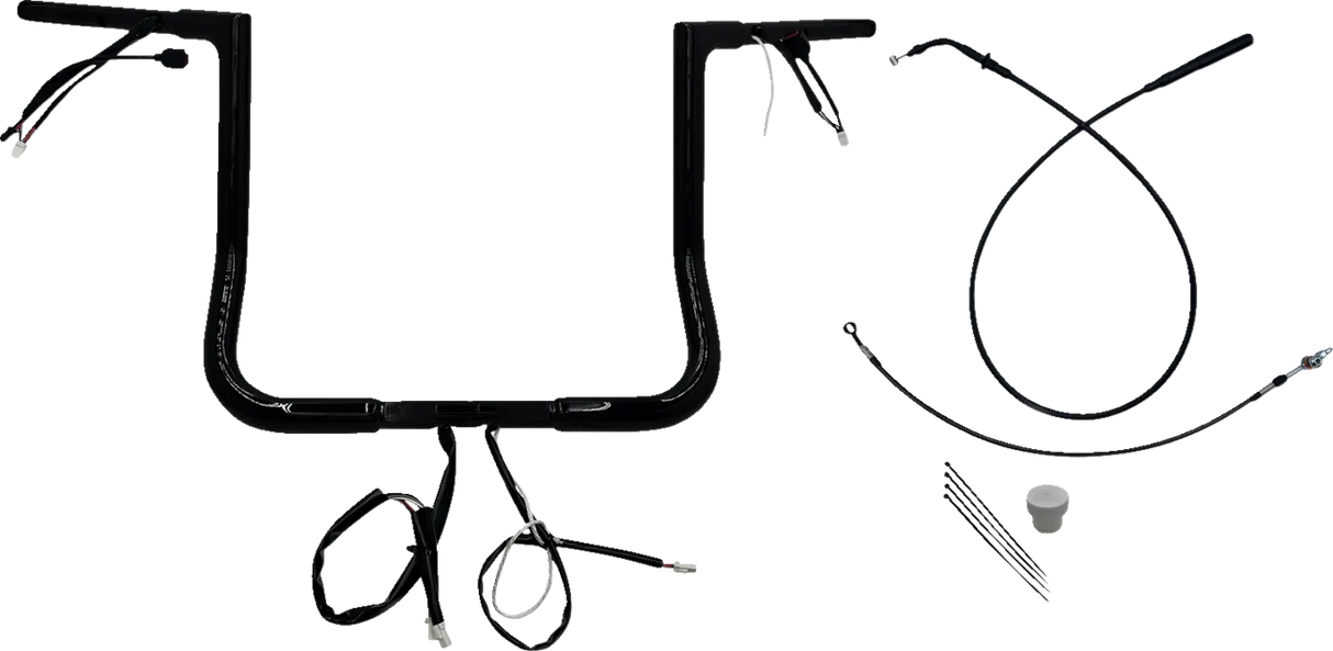 EZ Install Wired Handlebar Kit 1-1/4" Flat Top - Street Glide & CVO 2023-2025