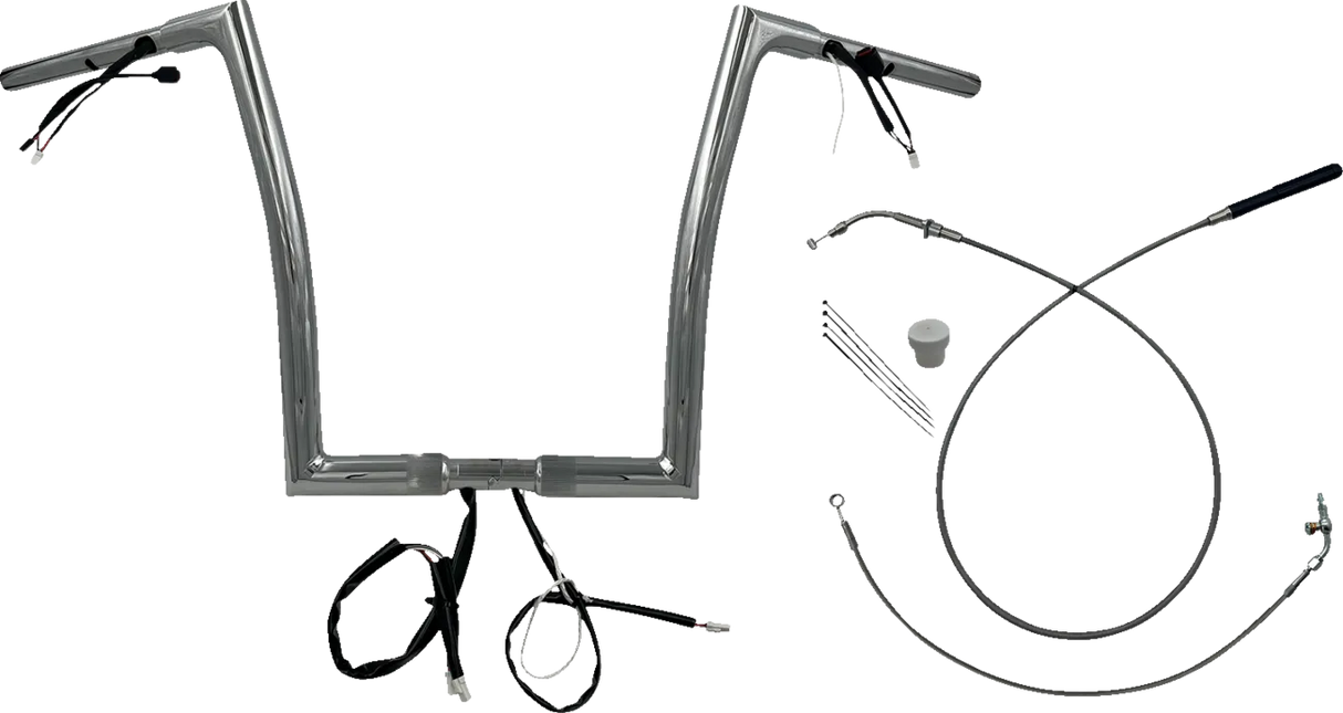 EZ Install Wired Handlebar Kit 1-1/4" Flat Top - Road Glide & CVO 2023-2025