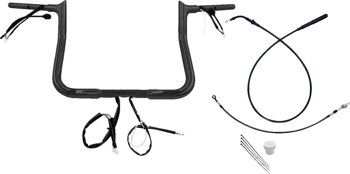 EZ Install Wired 1-1/4" Pointed Top Handlebar - Street Glide & CVO 2023-2025