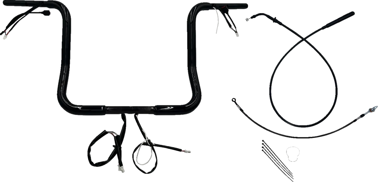 EZ Install Wired 1-1/4" Round Top Handlebar Kit - Street Glide 2023-2025