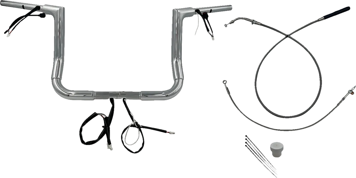 1-1/2" EZ Install Flat Top Handlebar - Street Glide & CVO 2023-2024