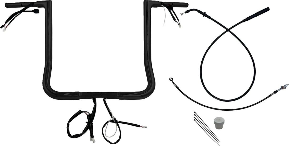 EZ Install Wired Handlebar Kit 1-1/4" Flat Top - Street Glide, CVO & Ultra 2023-2025