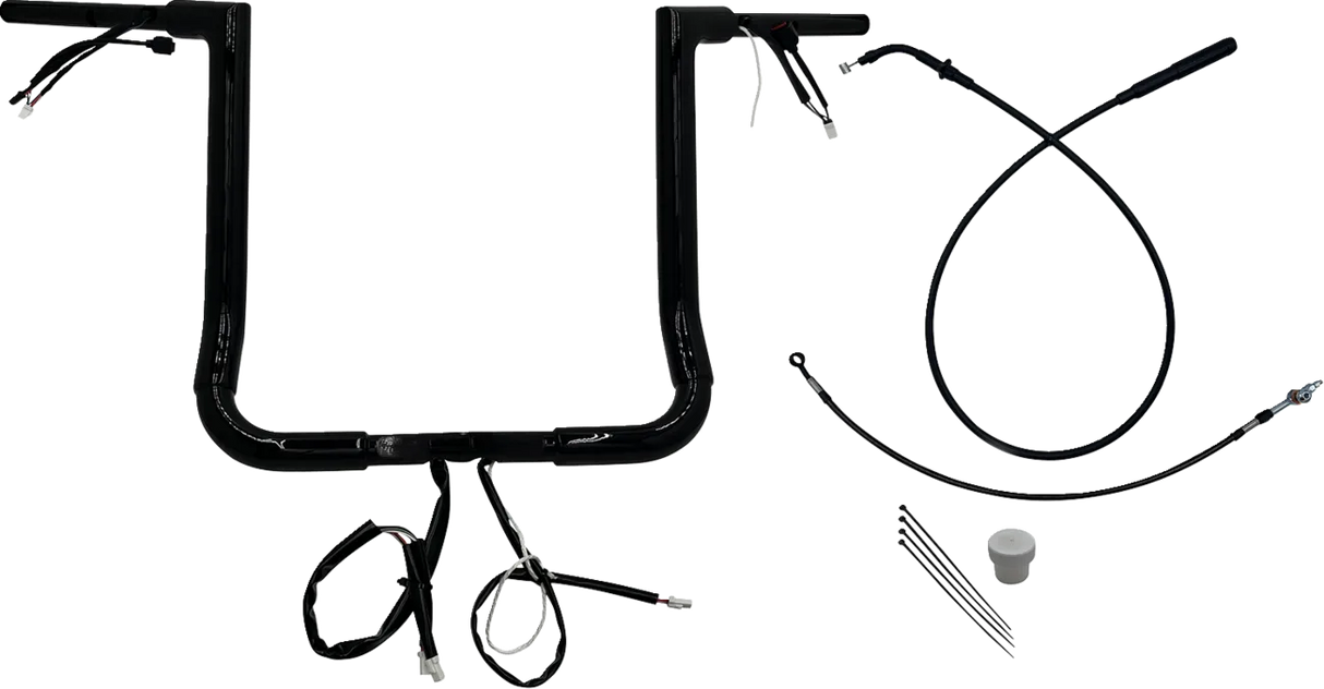 EZ Install Wired 1-1/2" Flat Top Handlebar Kit - Street Glide & CVO 2023-2024