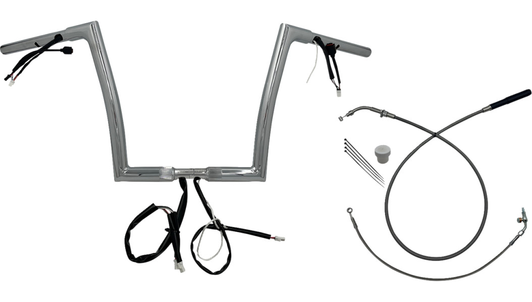 EZ Install Wired Handlebar Kit 1-1/4" Flat Top - Road Glide & CVO 2023-2025