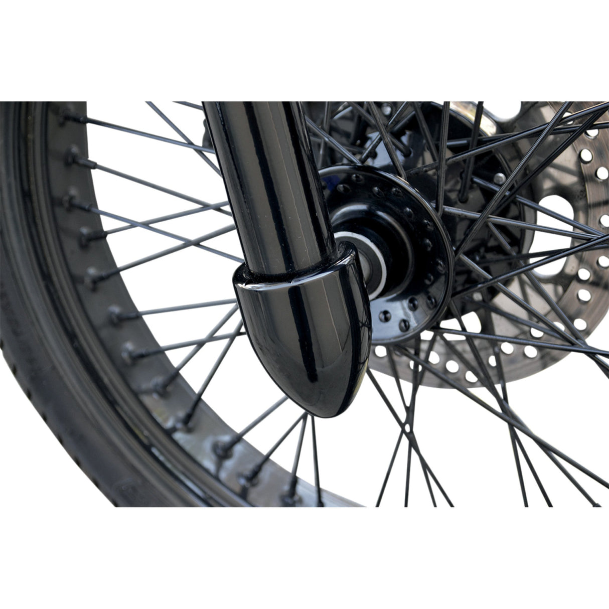 Baron Fork Bullets Axle Nut Covers Black - BA-7800B For Yamaha Motorcycles 1996-2015 | Kawasaki 1500 / VN1500J / 900 1997-2015