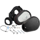 K & N Street Metal Flare Intake System - RK-3932B For Harley Motorcycles 1999-2017