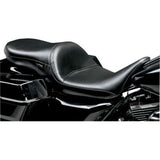 LePera Maverick Seat Without Backrest Smooth Black - LK-957S For Harley Touring 2008-2023