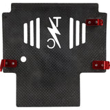 THRASHIN SUPPLY CO. 0506-2533 TSC-3035-2 Forged Carbon Fiber Skid Plate Skid Plate - Carbon Fiber/Forged - With Red Brackets - FLHX/FLTRX