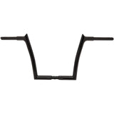 FAT Baggers INC. 1-1/4" EZ Install Pointed Top Handlebar 12" Black - 908012-B For Harley Motorcycles 2007-2025