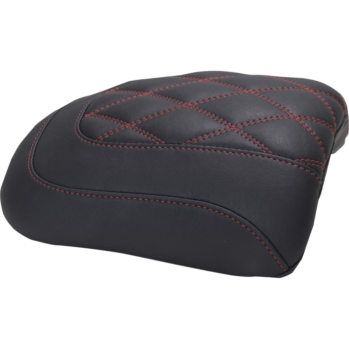 Mustang Padded Passenger Seat Cowl Double Diamond Dark Cherry Stitch - 88611DC For Harley Touring 2023-2026