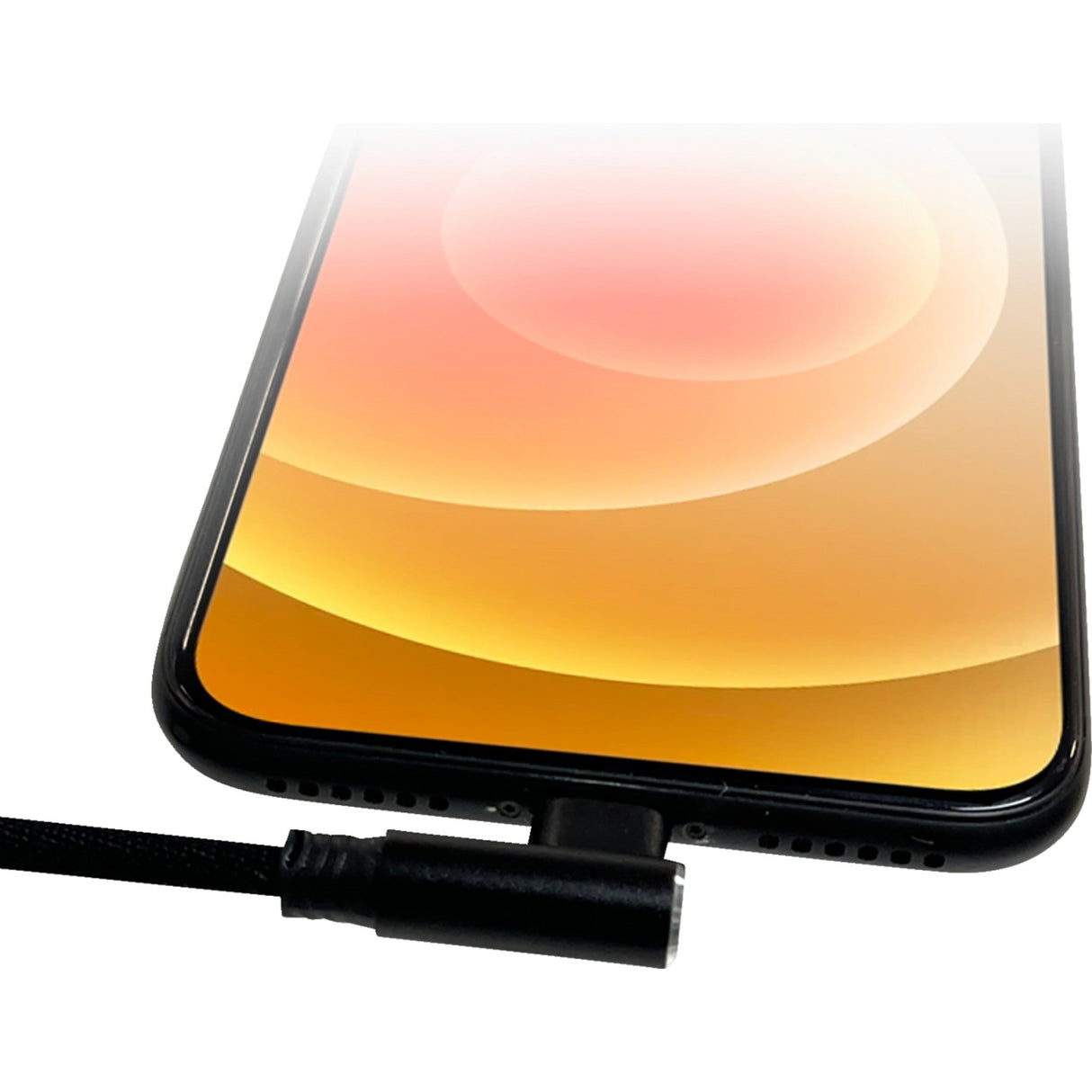 RIDEPOWER 3807-0638 RP90DEGUSBLHT18 90° USB to 90° Lightning Cable charger - single-end - 18"