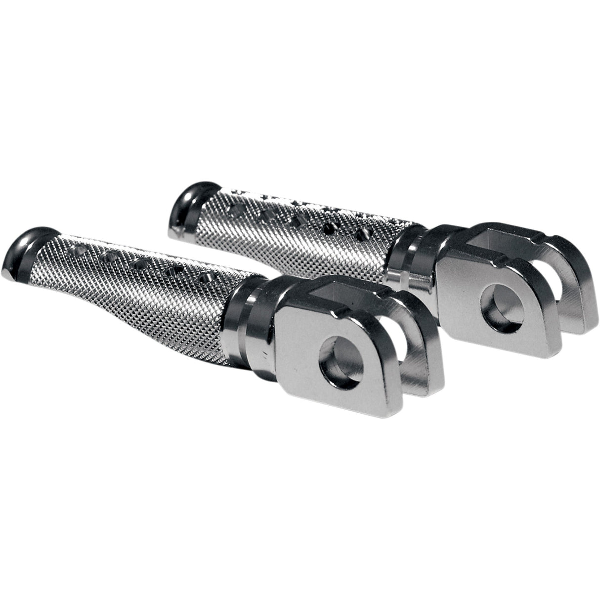 EMGO 1620-0204 50-11231A Slash-Cut Style Footpegs Footpegs - Slash-Cut - Silver